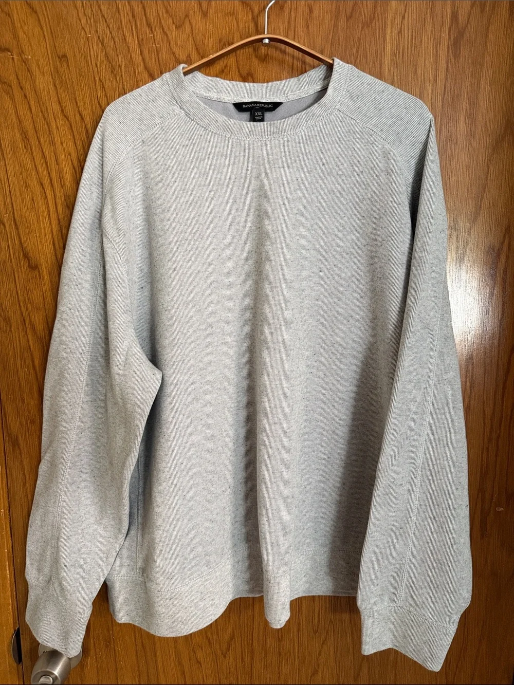 Banana Republic Men's Crewneck Sweater - Light Gray